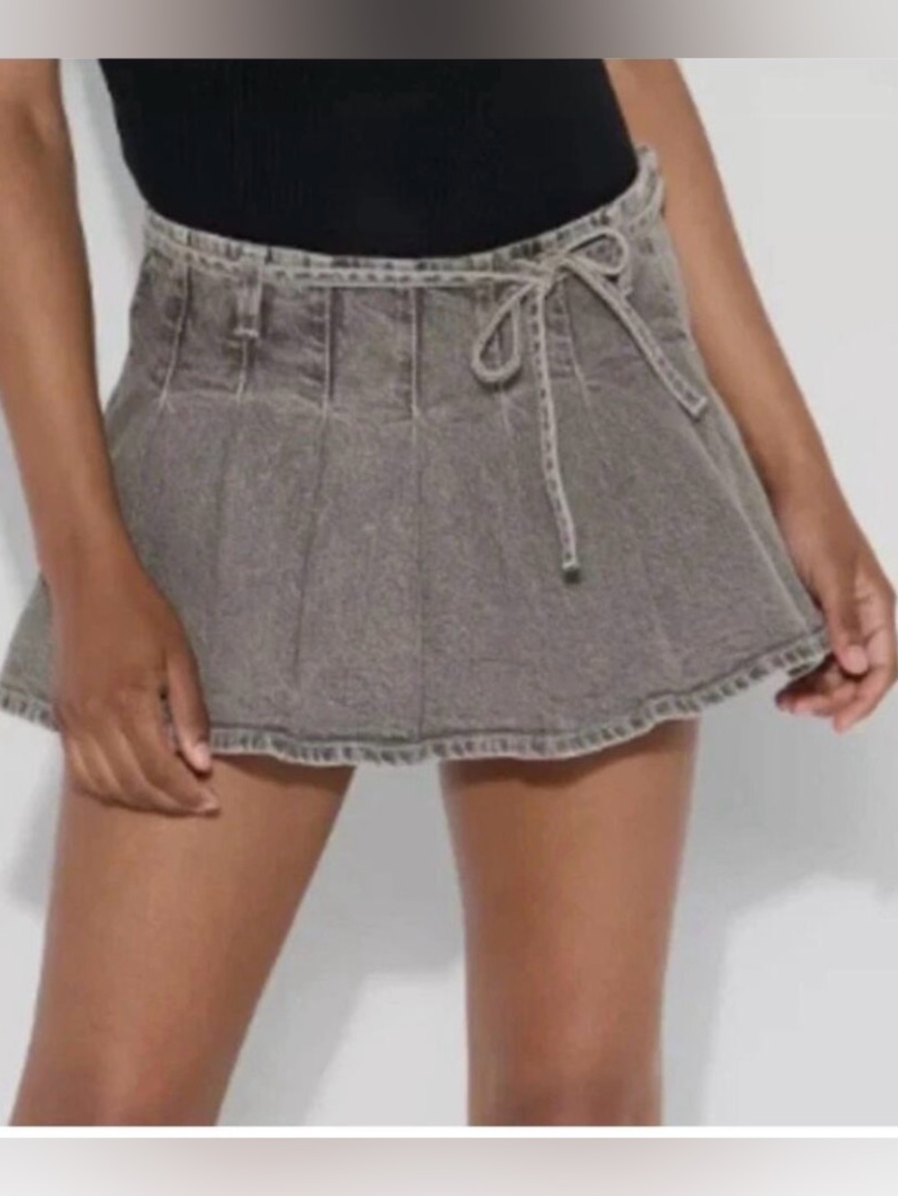 wild fable Light Gray Mini Skirt